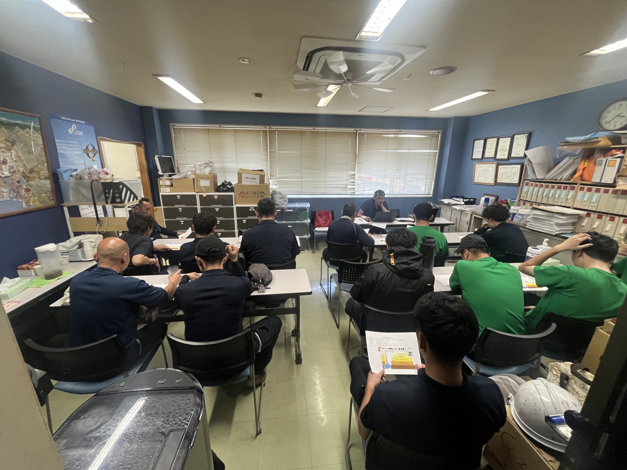 熱中症予防勉強会の様子1